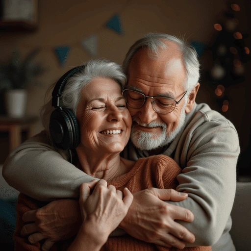 Personalized anniversary gift — husband plays custom song for his wife